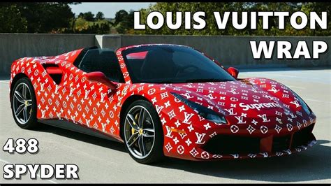 wrap car with supreme lv skin|supreme auto wraps.